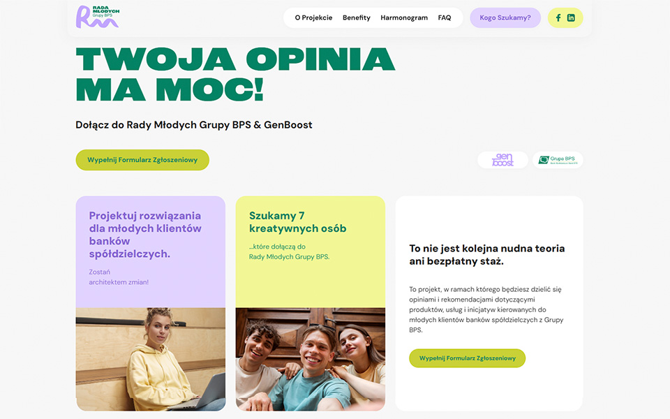 Rusza projekt Rada Młodych Grupy BPS