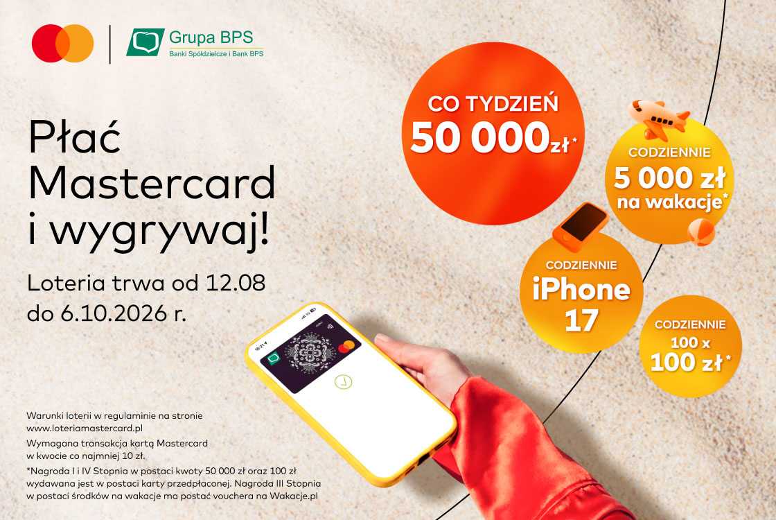 Graj w loterii Mastercard
